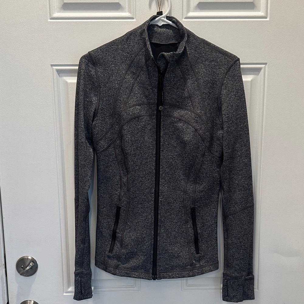 Lululemon Gray Define Full-Zip Jacket sz 8